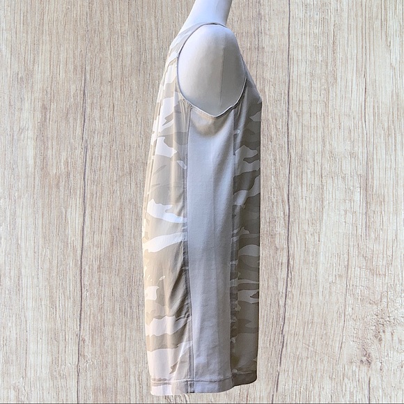 Splendid Camo Twill Tank Dress Beige/Cream, Size Small - Picture 5 of 10